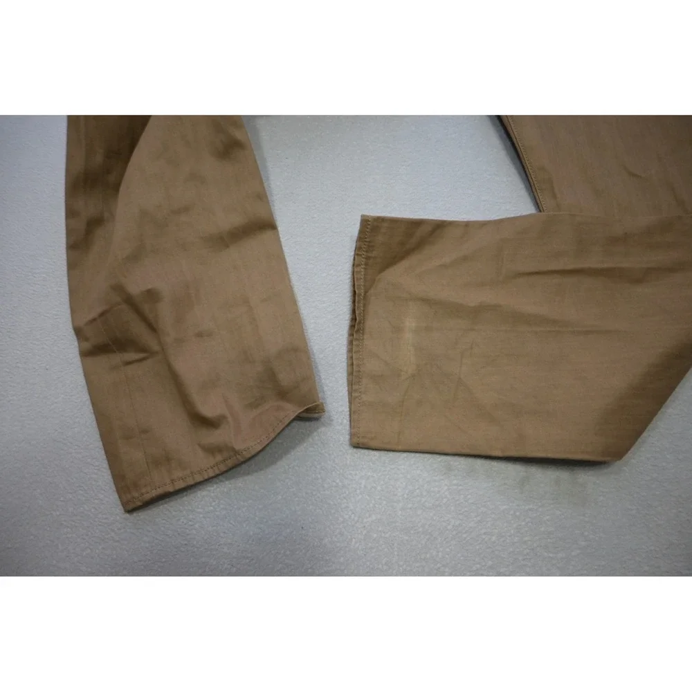 Levi's 501 Original Fit Jeans Mens 42x32 Tan Khaki Button Fly Denim Excellent
